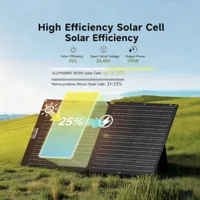 ALLPOWERS SE100 Panneau solaire portable pliable 100W / 200W, chargeur de batterie solaire, alimentation de secours d'urgence en extérieur pour station d'alimentation 2