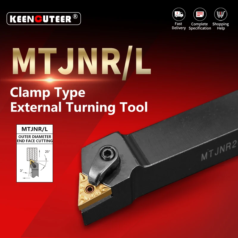 

MTJNR1616 MTJNR2020 MTJNR2525 MTJNR3232 токарный станок CNC режущий инструмент MTJNR MTJNL держатель внешнего токарного инструмента