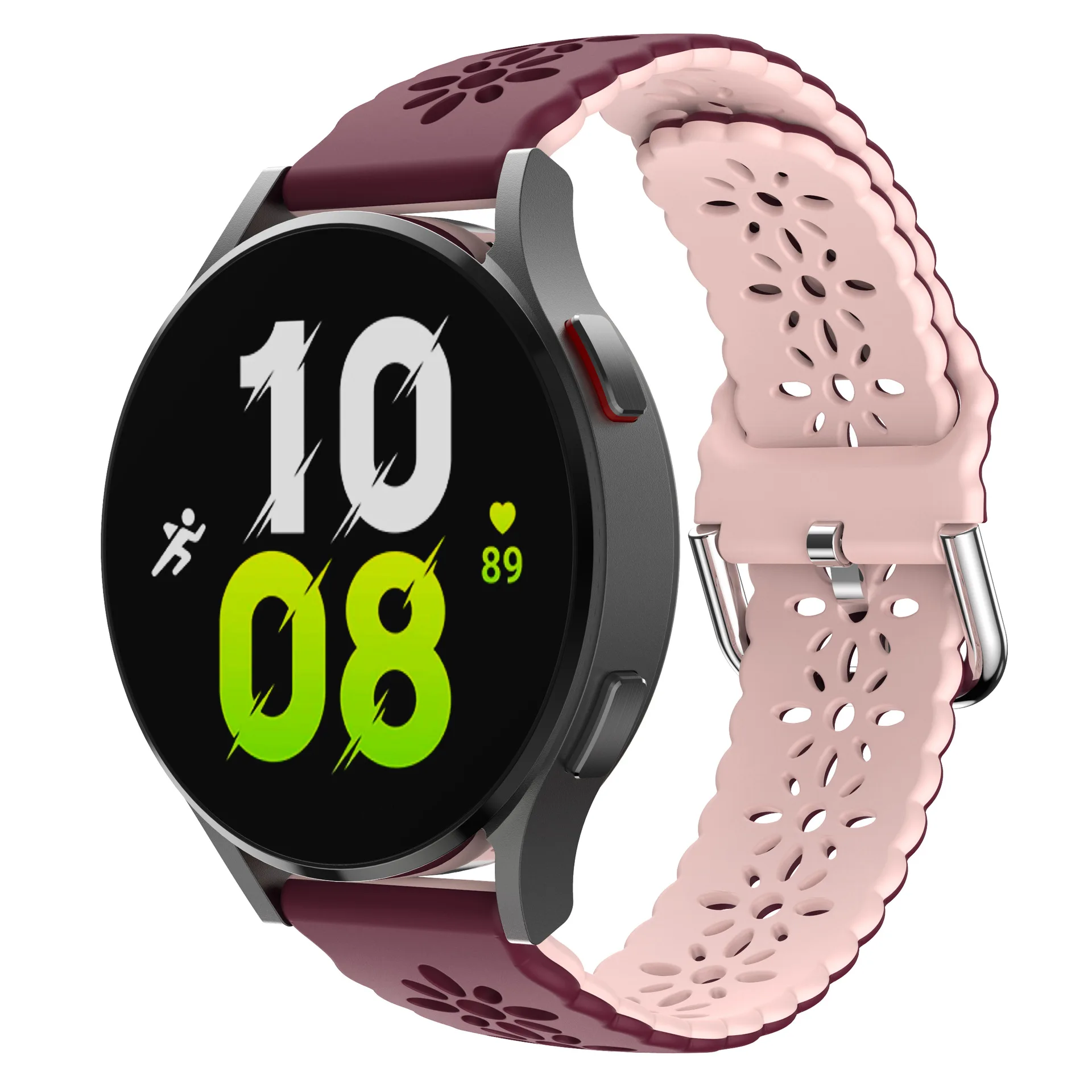 Durable Silicone Watch Band - 20mm/22mm, Multiple Colors