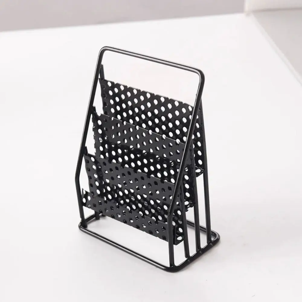 1:12 Scale Dollhouse Iron Storage Rack Bookshelf Display Newspaper Shelf Miniature Newspaper Rack Daily Decoration Pretend Play