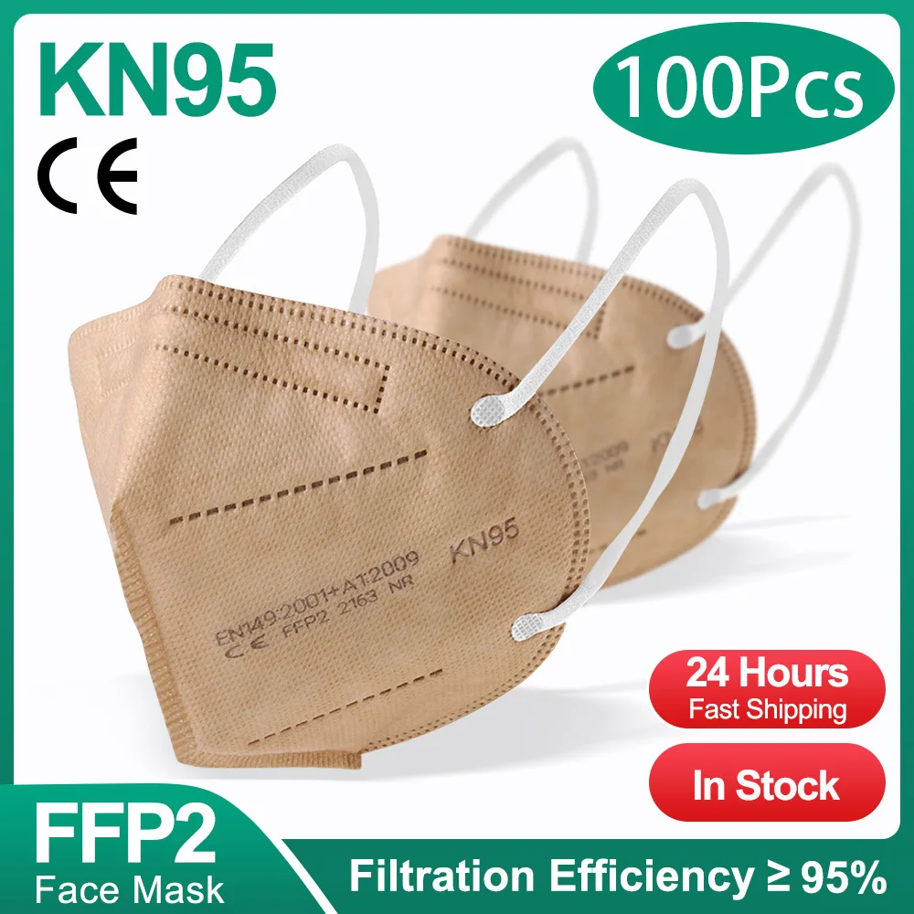 100pcs-Brown-adult