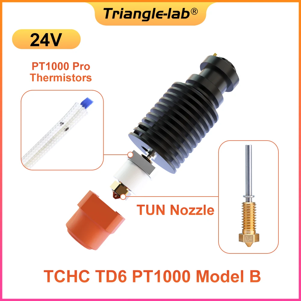 Trianglelab-tchc Td6 Pt1000 Hotend Built-in Termistor Pt1000 para Chc Td6 v6 Hotend Hotend Hotend Hotend Hotend Hotend Dde Hotend v6 - Imagem 3