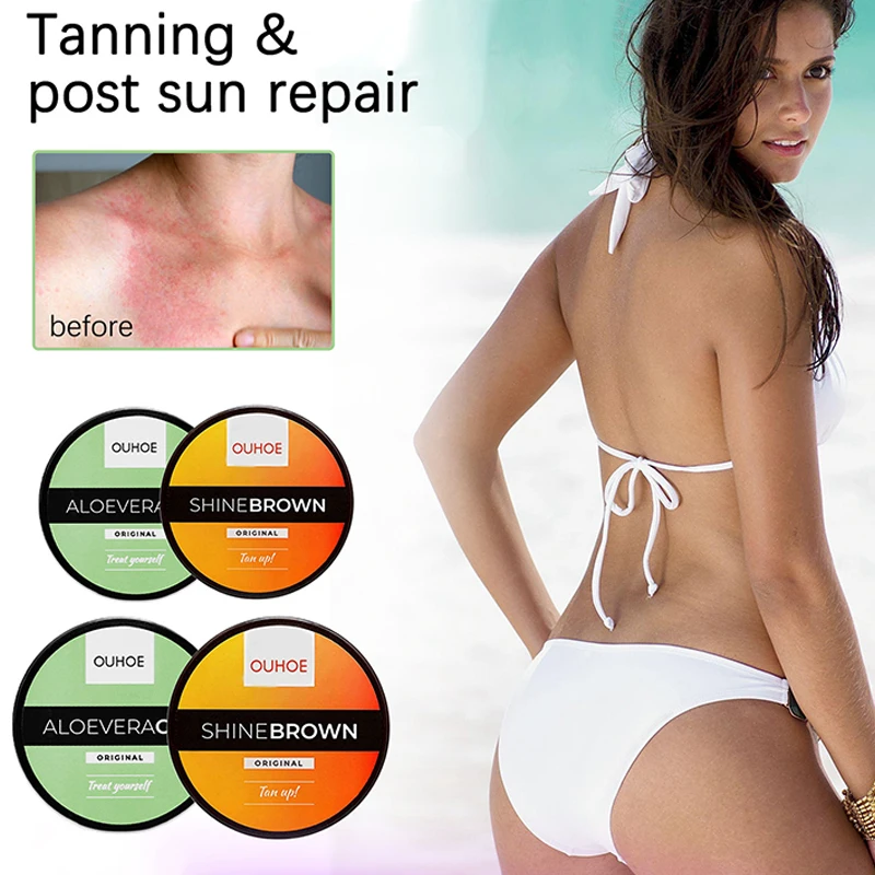 

Shine Brown Faster Tanning Lotion Sunbeds Tan-Boosting Cream Outdoor Accelerator Cream Body Bronzer Nourishing Cream 50ml/100ml