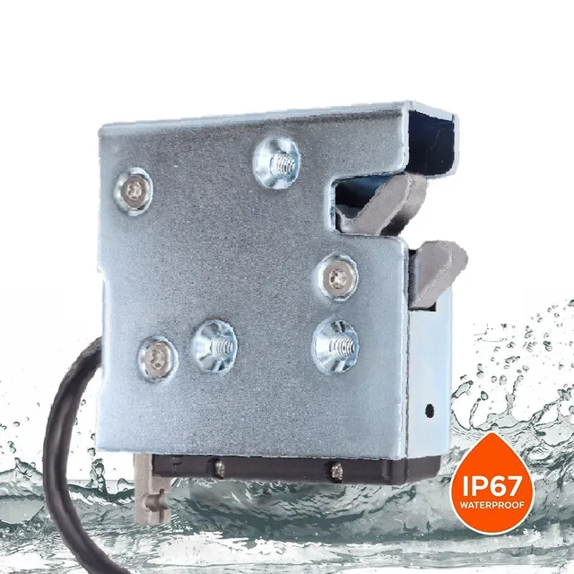 thumbnail image 2 of Electronic Rotary Latch - 12V/24V Waterproof Gear Motor Lock For Logistics Lockers, Express Cabinets & Storage 2 of 12