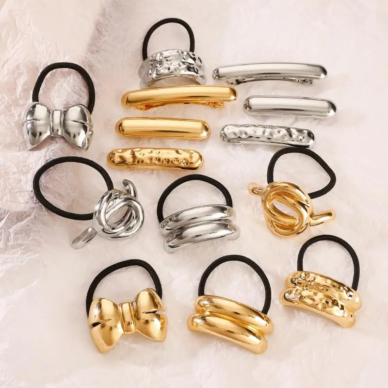U-Shaped Metal Hair Bands Ropes Headband Elastic Scrunchies Hairband Tools Fashion Women Hair Accessories hair accessory