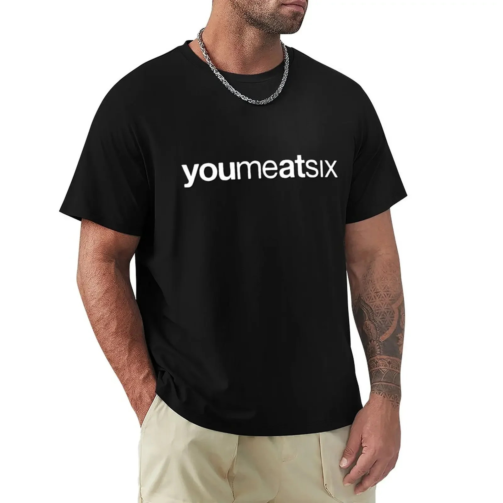 

You me at six logo cover T-Shirt plus sizes graphics customs design your own Men's t-shirt