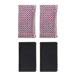 Scott Edward 4pcs Red and Black Pool Cue Cleaning Cloth - Perfect for Billiards and Pool!