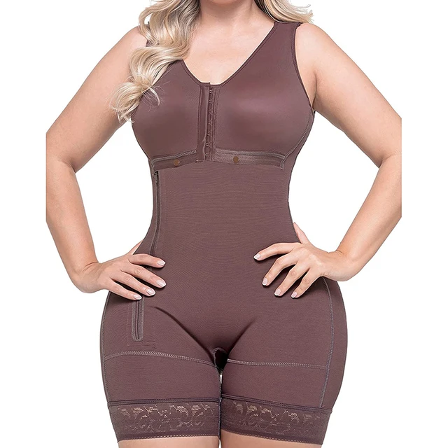 Slimming Faja High Waist Shorts Butt Push Up Panties Sculpting Body Sheath  Bbl Postpartum Girdle Corset Bodysuit Women Shapewear