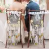 Woven Flower Feathers Dreamcatcher Boho Macrame Hanging Dream Catcher DIY Wind Chimes Wall Art Wedding Decoration 4