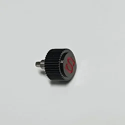 Screw-In Replacement Watch Crown with Engraved 'S' Design - Premium Accessory (NO.10)