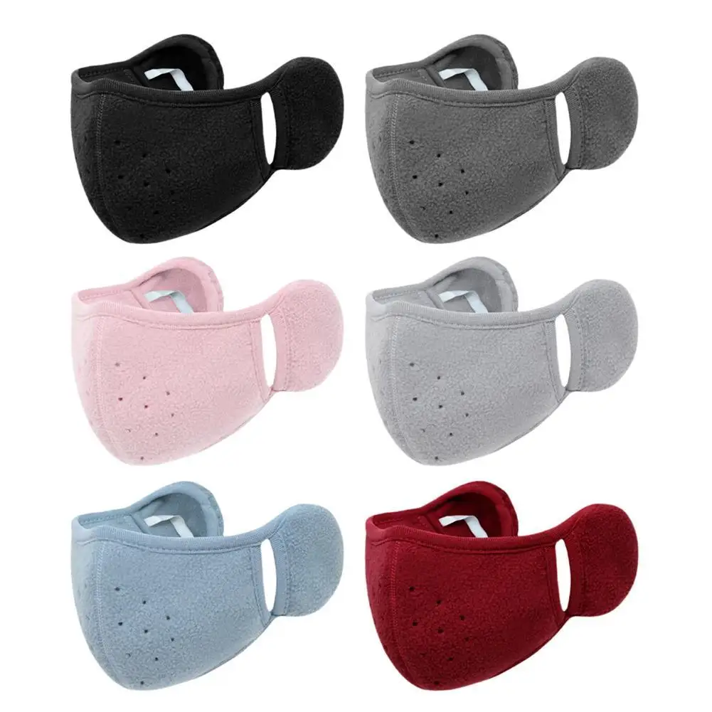 Winter Warm Face Mask with Earmuffs Motorcycle Cycling Ski Mask Women Men Hiking Riding Masks Sports Thermal Headwear Windproof face mask