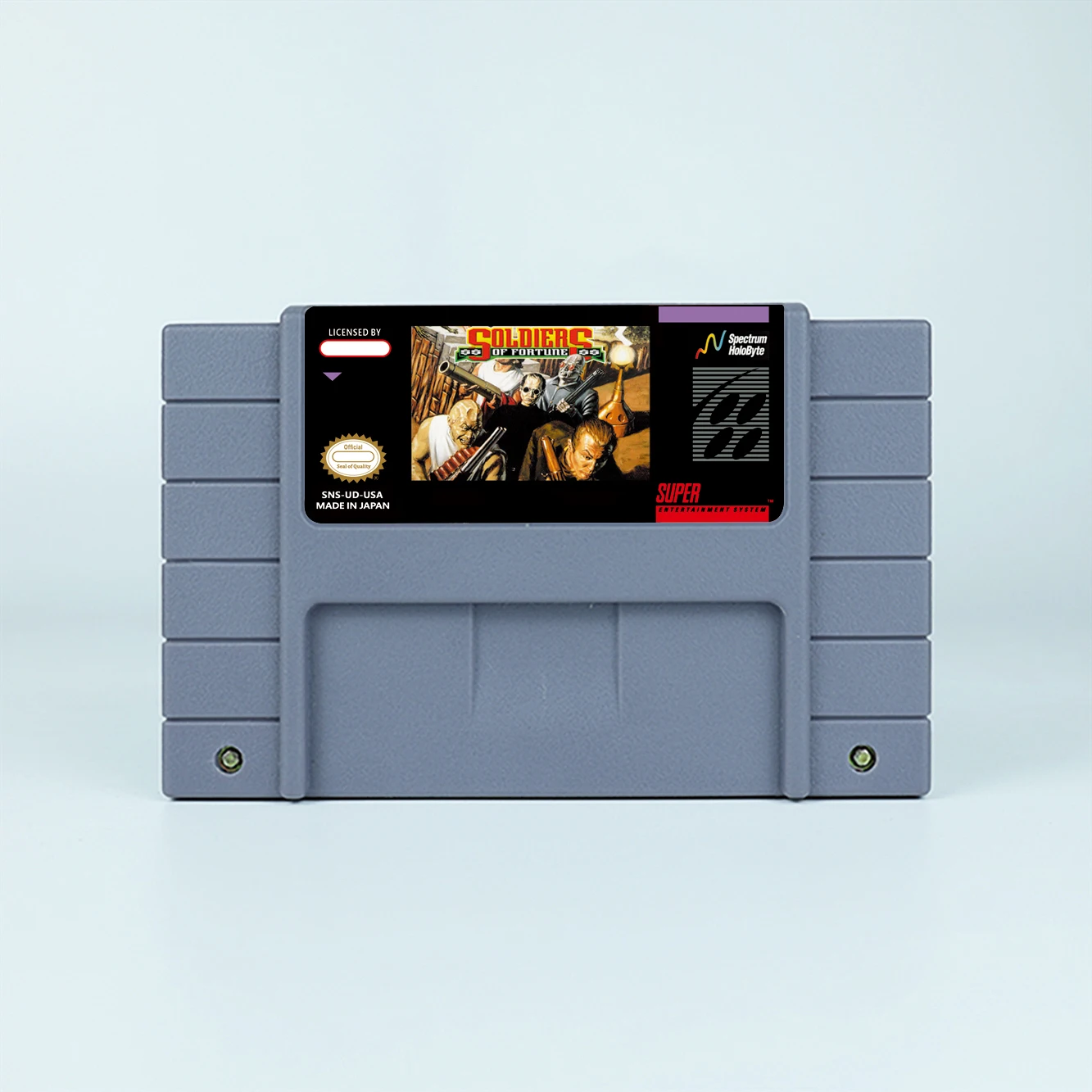 Soldiers of Fortune Action game Card for SNES EUR PAL USA NTSC