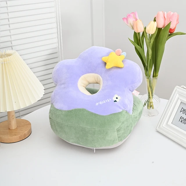 Purple Flower Pillow