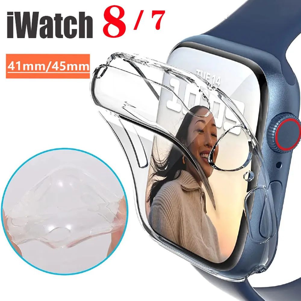 

Strap for Apple watch band 44MM 40MM iwatch 38mm 42mm wrist bracelet Screen Protector Case Apple Watch Series 8 7 SE 6 5 4 3band
