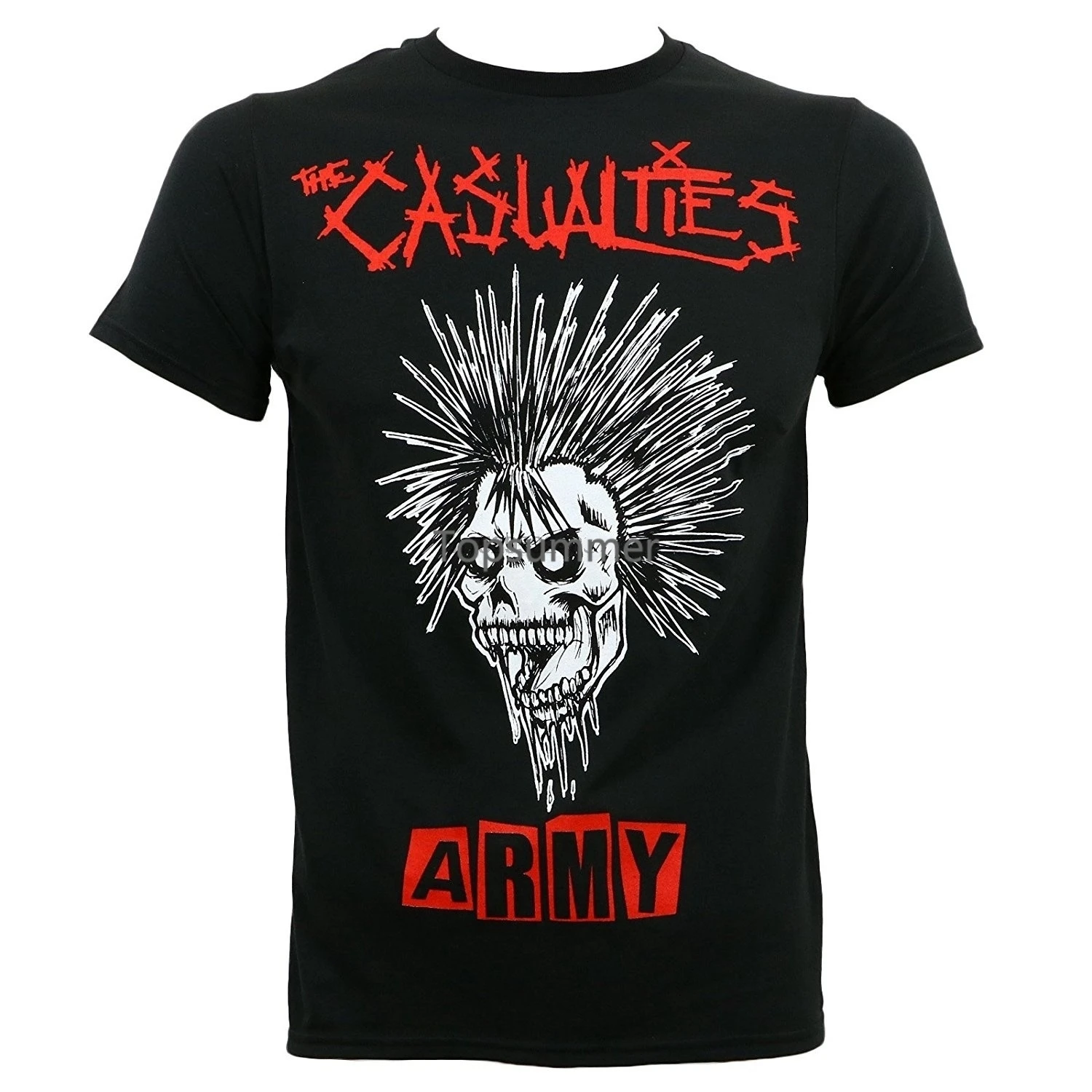 

The Casualties Men'S Army Drawing Short Sleeve T-Shirt Black