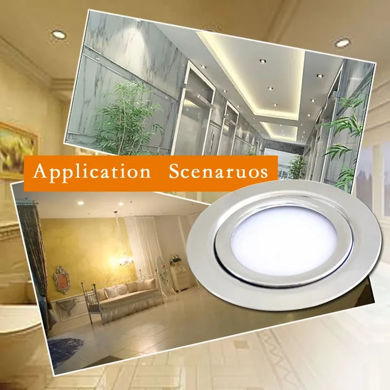 LED Outdoor Spot Downlight IP65 Waterploor Yacht Boat Camper Light 3W DC12/24V Bathroom Ceiling Lamp Recessed Cabinet Spotlights