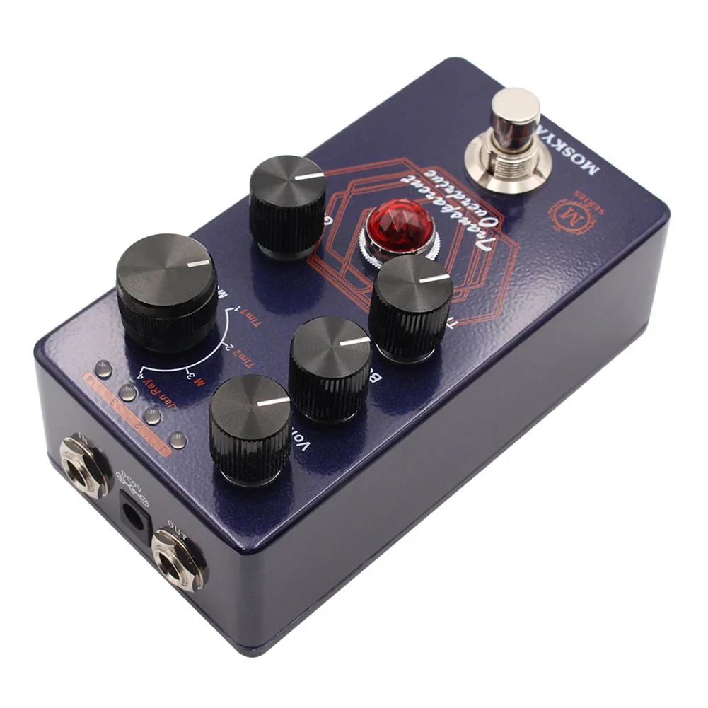 

Mosky Transparent Overdrive The Electric Guitar Effects Pedal Guitar Parts 4 Mode Button Guitar Pedals Musical Instruments Part