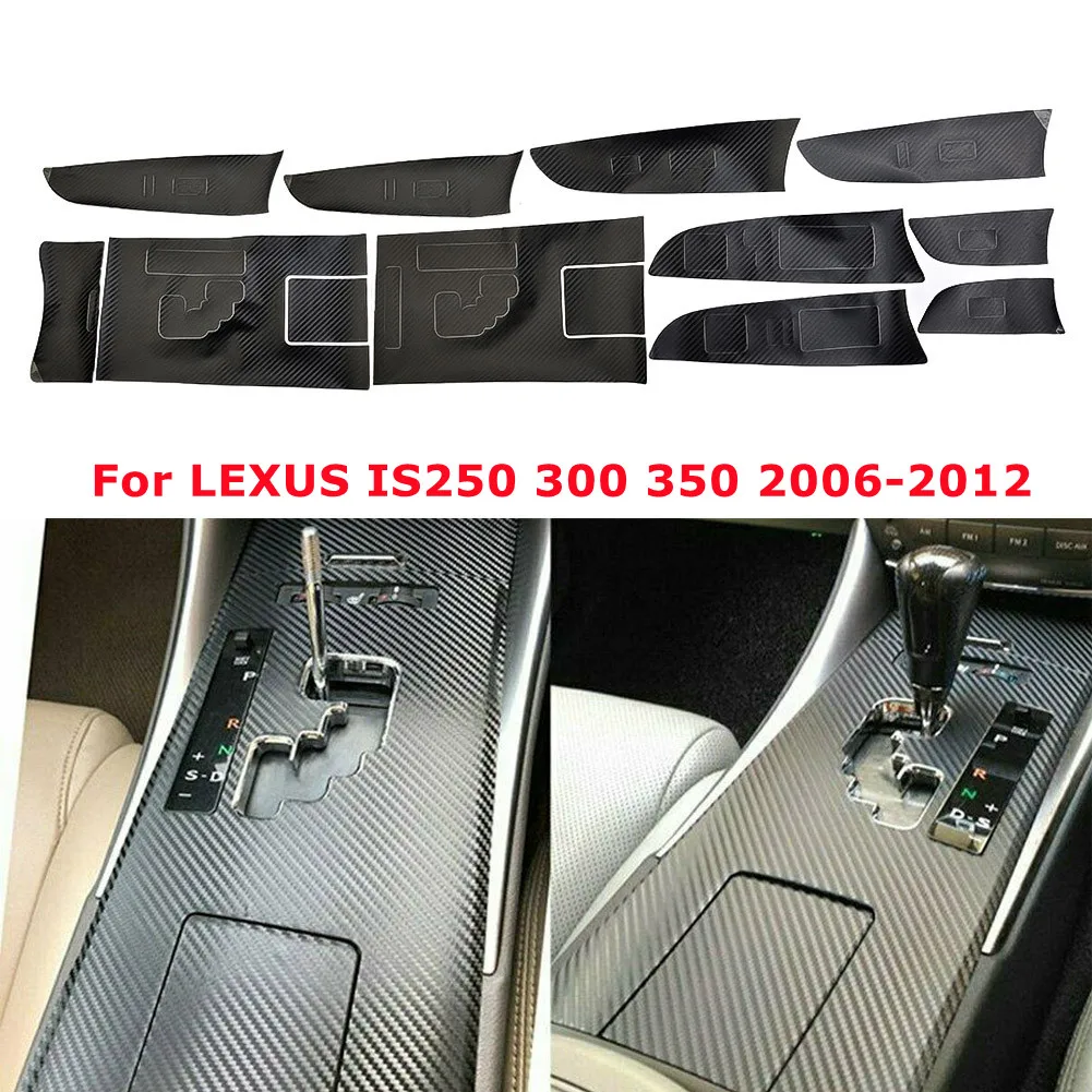 

7 шт., автомобильные наклейки для салона LEXUS IS250 300 350 2006-2012