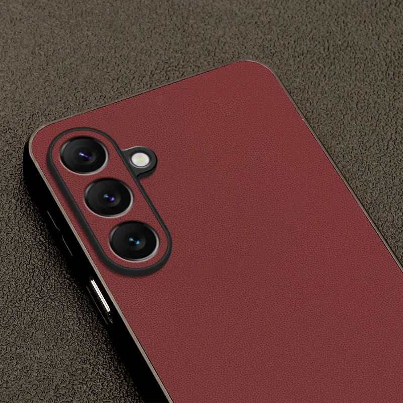 Premium Luxury Leather Phone Case - Shockproof Back Cover s