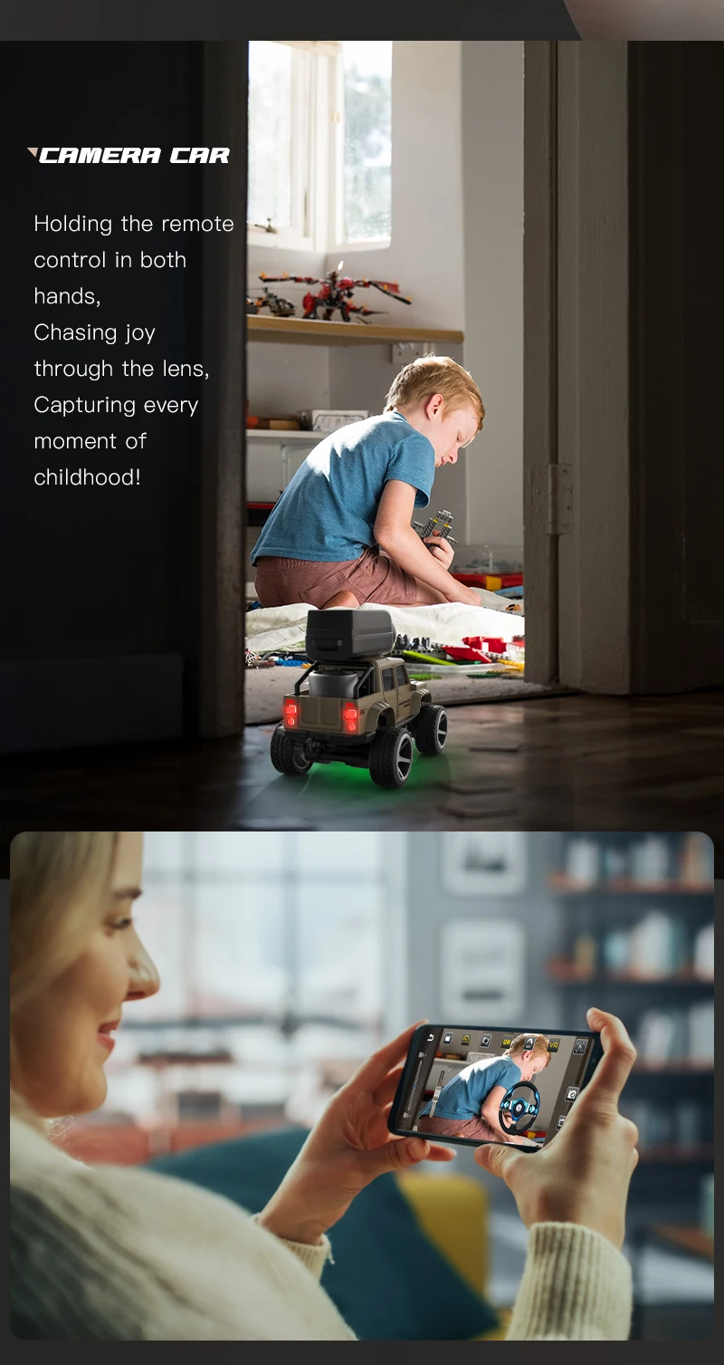 Mini Remote Controlled Racing Car With Wifi Camera And App Control_voghion.com