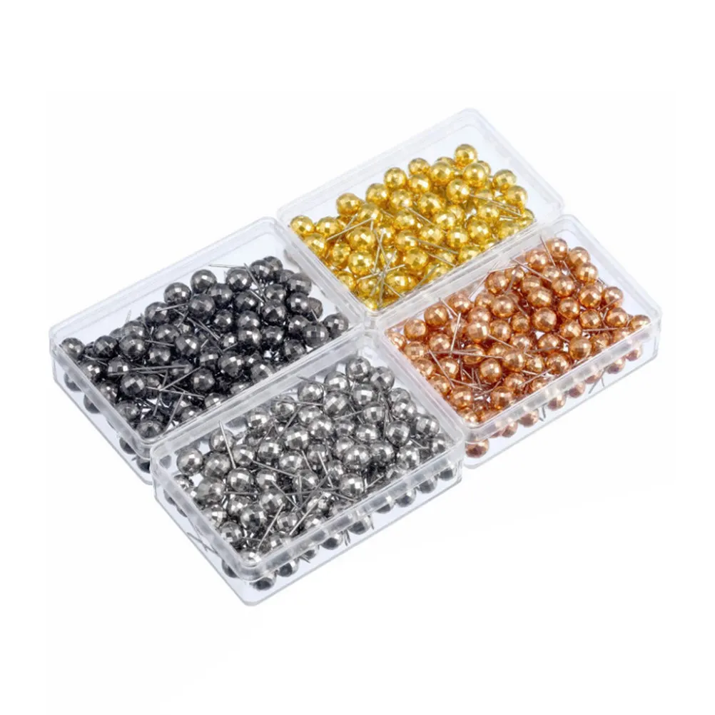 1세트 4mm 볼팁 푸시핀 세트, 창의적인 사무용품, 가정, 학교, 워크샵, 게시판, 맵핑용 문구류