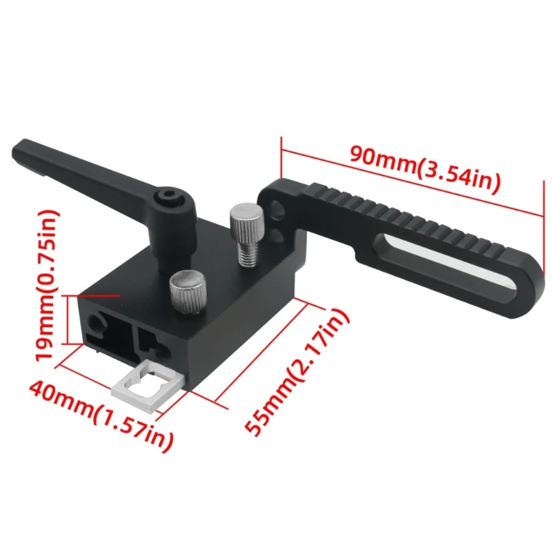 75Type T-Track T-Slot Verstekbaan Jigs Verstekbalk Slider Tafel Houtbewerking Tool Dropship