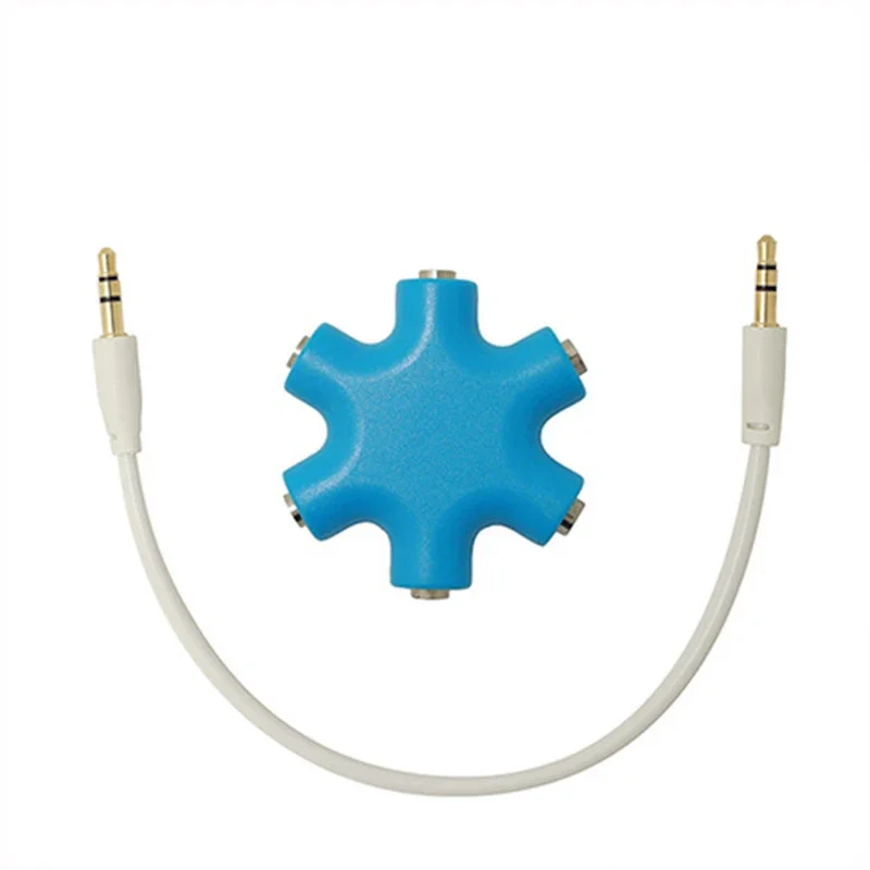 5-Way 3.5mm Audio Splitter Cable