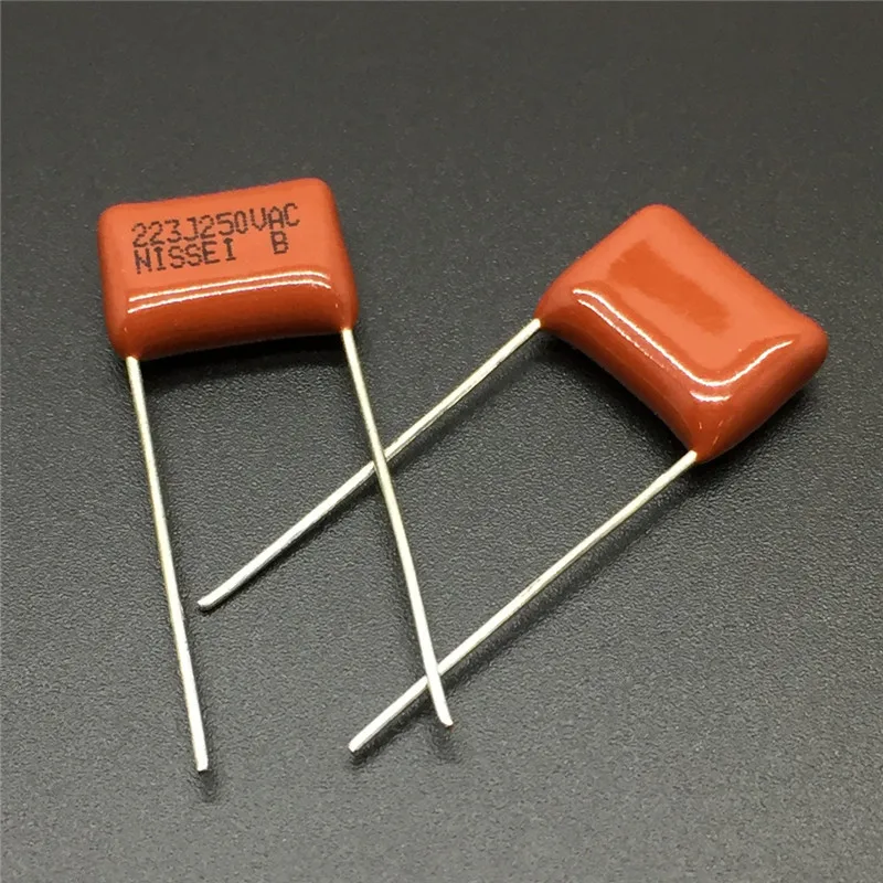 Polyester Film Capacitor Cbb Capacitor 10Pcs/100Pcs Japan NISSEI CBB capacitor MMD 250V 223 J 5% 0.022uF 22nF Pitch=10mm Metallized polyester film capacitor