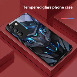 Enhanced Black Tempered Glass Phone Case by Creative Mech for vivo V15 (BLH - BLH24120311)