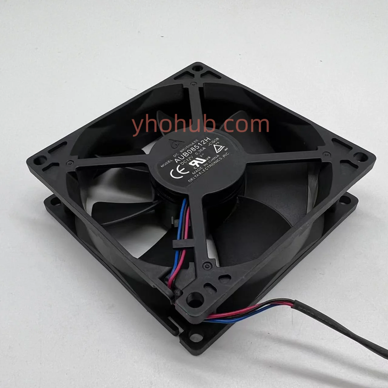 Delta Electronics Aub08512h Cg08 dc 12v 0.36a 85x85x25 mm Ventilador de Refrigeração do Servidor de Fios