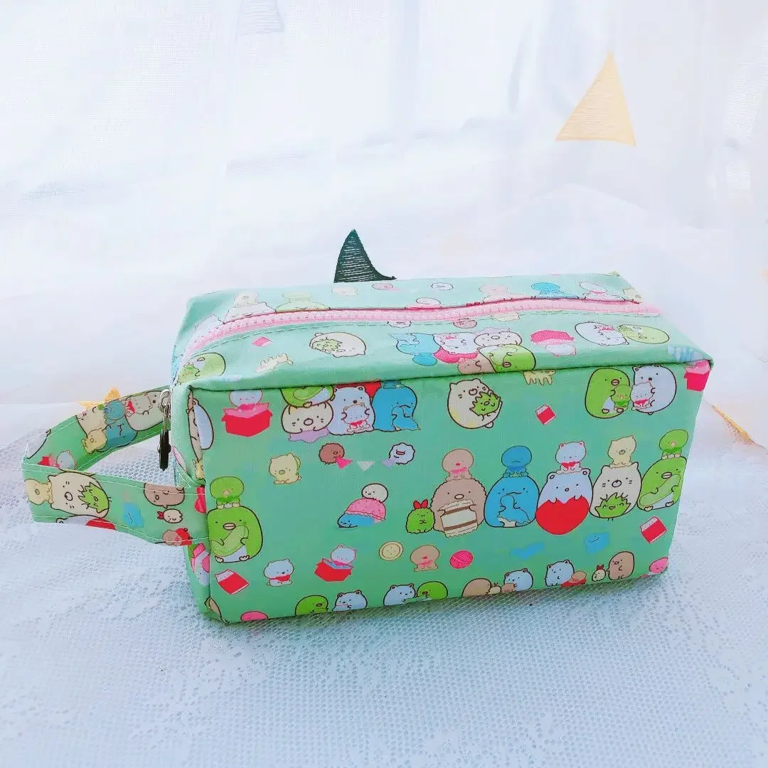 Cartoon Doraemon waterproof cosmetic bag wash bag storage bag girl handbag 2