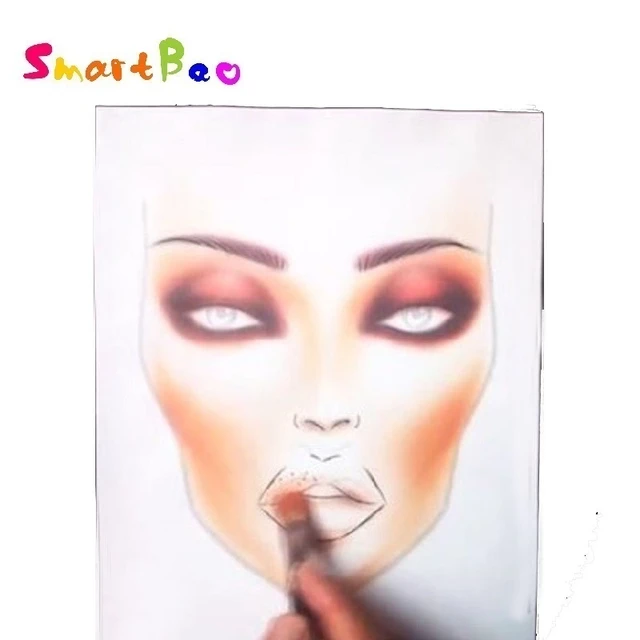 printable cosmetology head sheets  Makeup face charts, Face chart, Mac  face charts