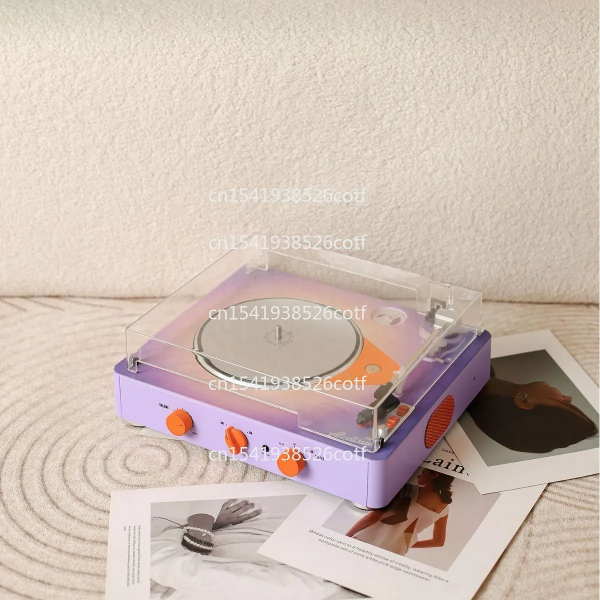 레트로 LP 레코드 플레이어 블루투스 스피커 다기능 올인원
