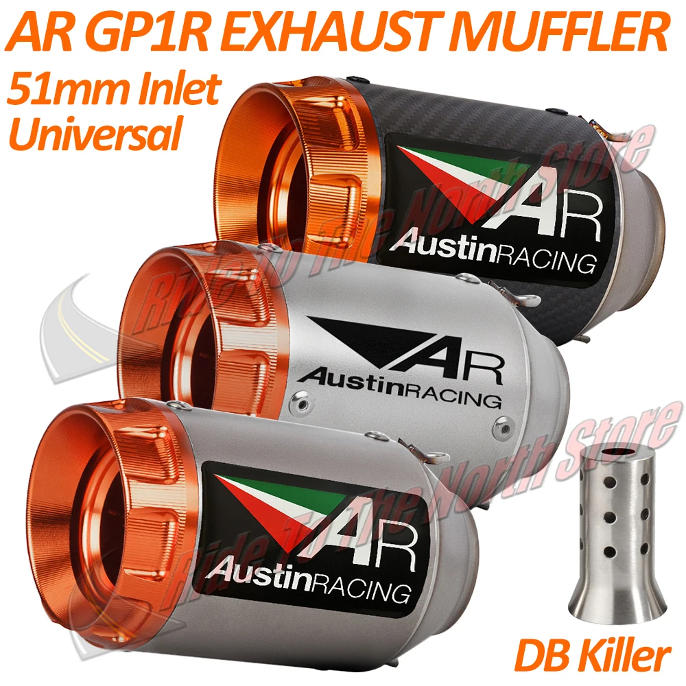 AR GP1R Racing Motorcycle Muffler 1