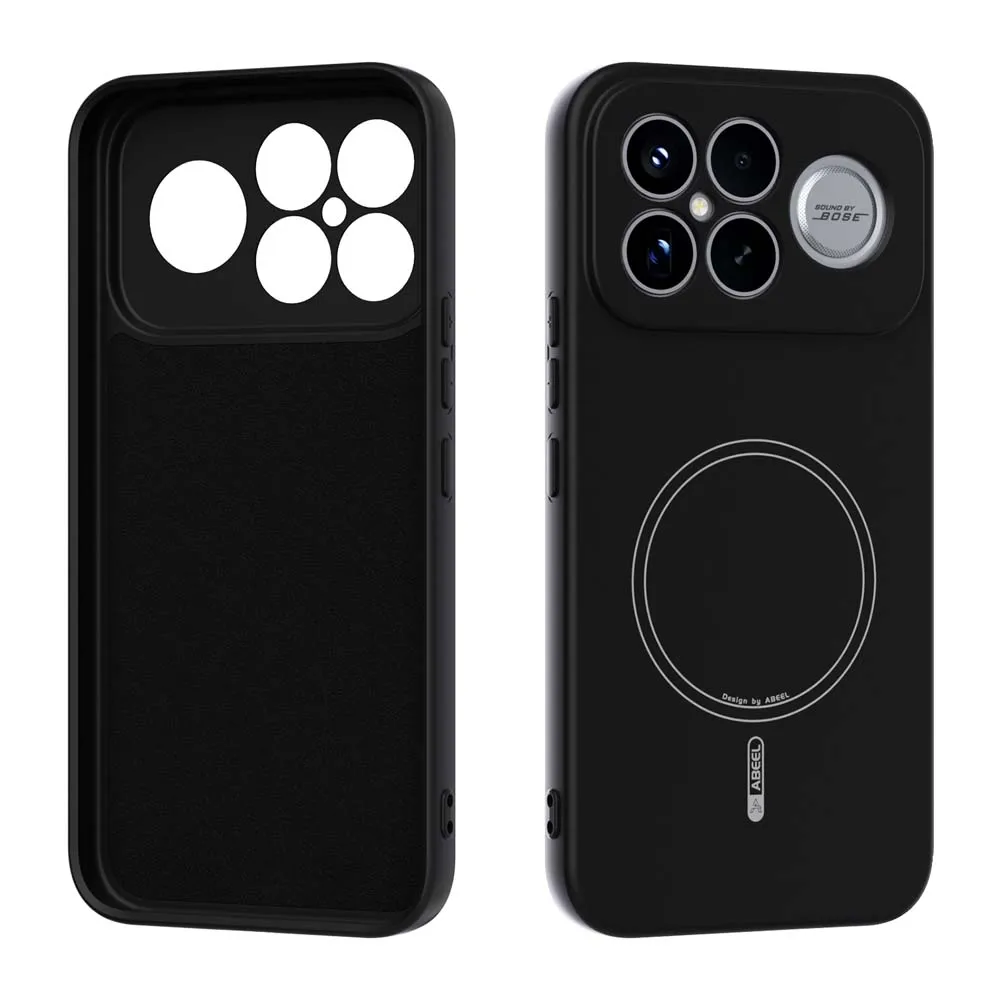 Magnetic Wireless Charging Liquid Silicone Shockproof Soft Case