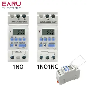 marque generique - dc 12 v din rail hebdomadaire lcd programmable