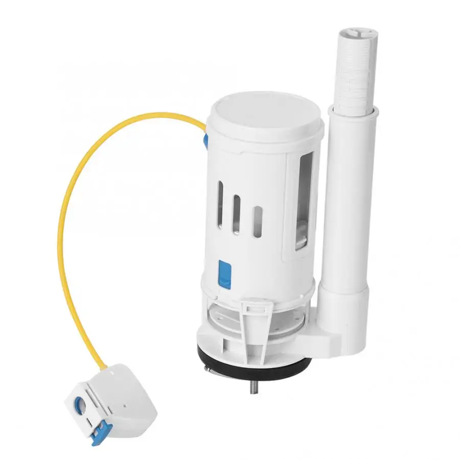 Toilet Push Button ABS Plastic Drain Valve Fitting Dual Drain Flush Water Accessory WC Flush Systems