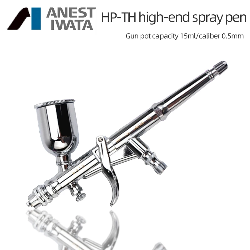 Original Japan Iwata HP-TH 0.5MM Upper Pot Trigger Type With Air Conditioning Spray Pen Painting Model Coloring Airbrush tcle5hc 7 5hc 10hc 12hc s in refrigeration air conditioning unit cold storage freezer upper constant expansion valve