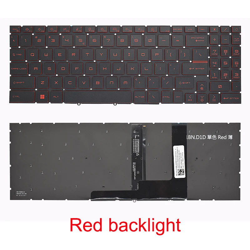 Replacement keyboard for MS GL66 GF66 MS-1581 1582 1583 1585 GL76 MS-17L1 L2 laptop backlight keyboard