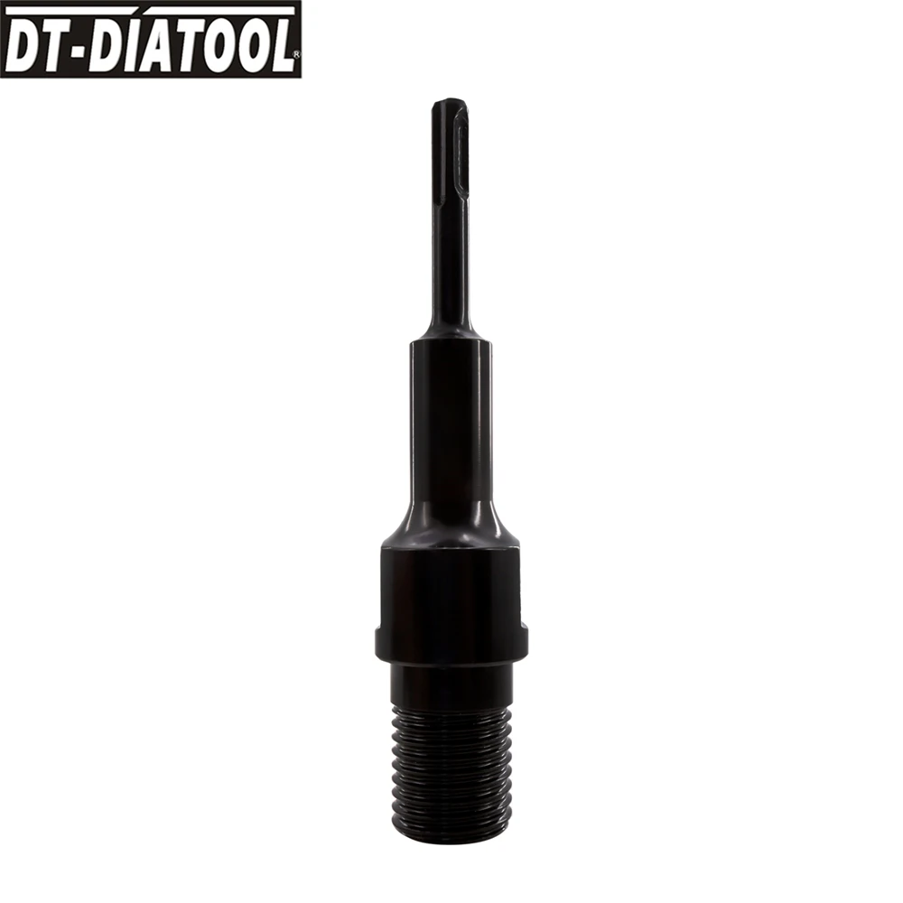 

DT-DIATOOL 1pc 1 1/4"-7 UNC male thread to SDS-Plus Shank 190mm Total Length Electric Hammer Drill Connector