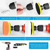 Car Polishing Sponge Pads Kit Foam Pad Buffer Kit Polishing Machine Wax Pads for Auto Motorcycle Motor Vehicle Remove Scratches 5