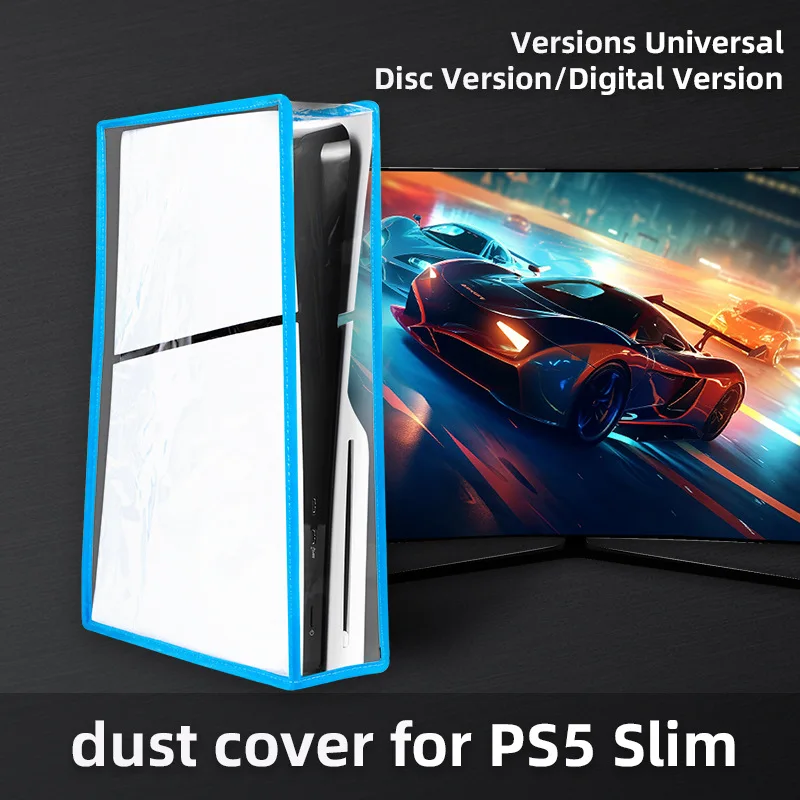 

Dustproof Cover Bag For PS5 Slim Digital/Disc Console Transparent waterproof cover For PS5 slim Accessories