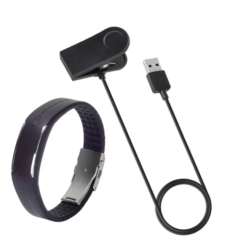 

USB Data & Charging Cable Clip Charger Dock Cradle for POLAR LOOP 2 / 1 Loop2 Activity Tracker smart watch