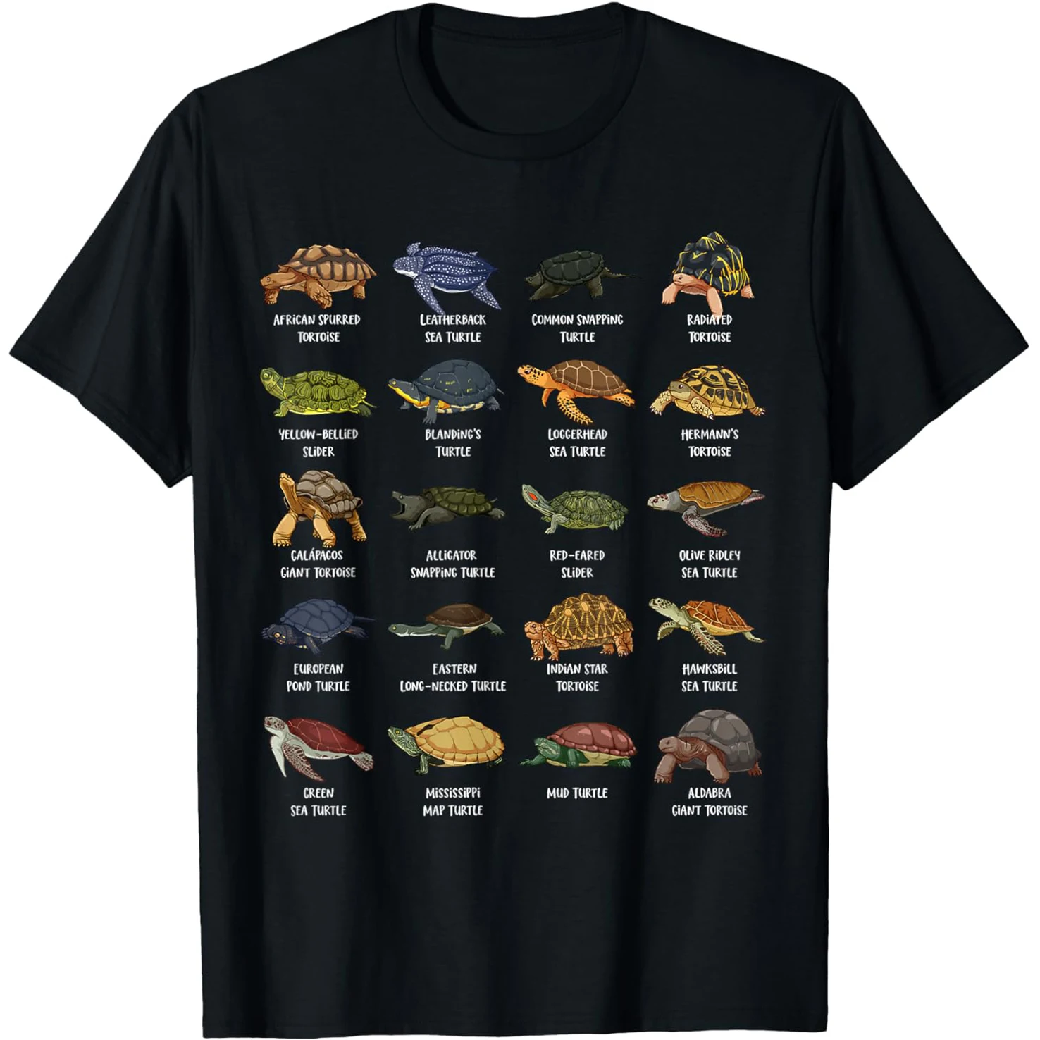 Lustige T-Shirts mit vielen verschiedenen Schildkröten-Grafiken für Männer und Frauen, Baumwolle, Humor, Streetwear, kurzärmelig, Unisex, lockere Kleidung