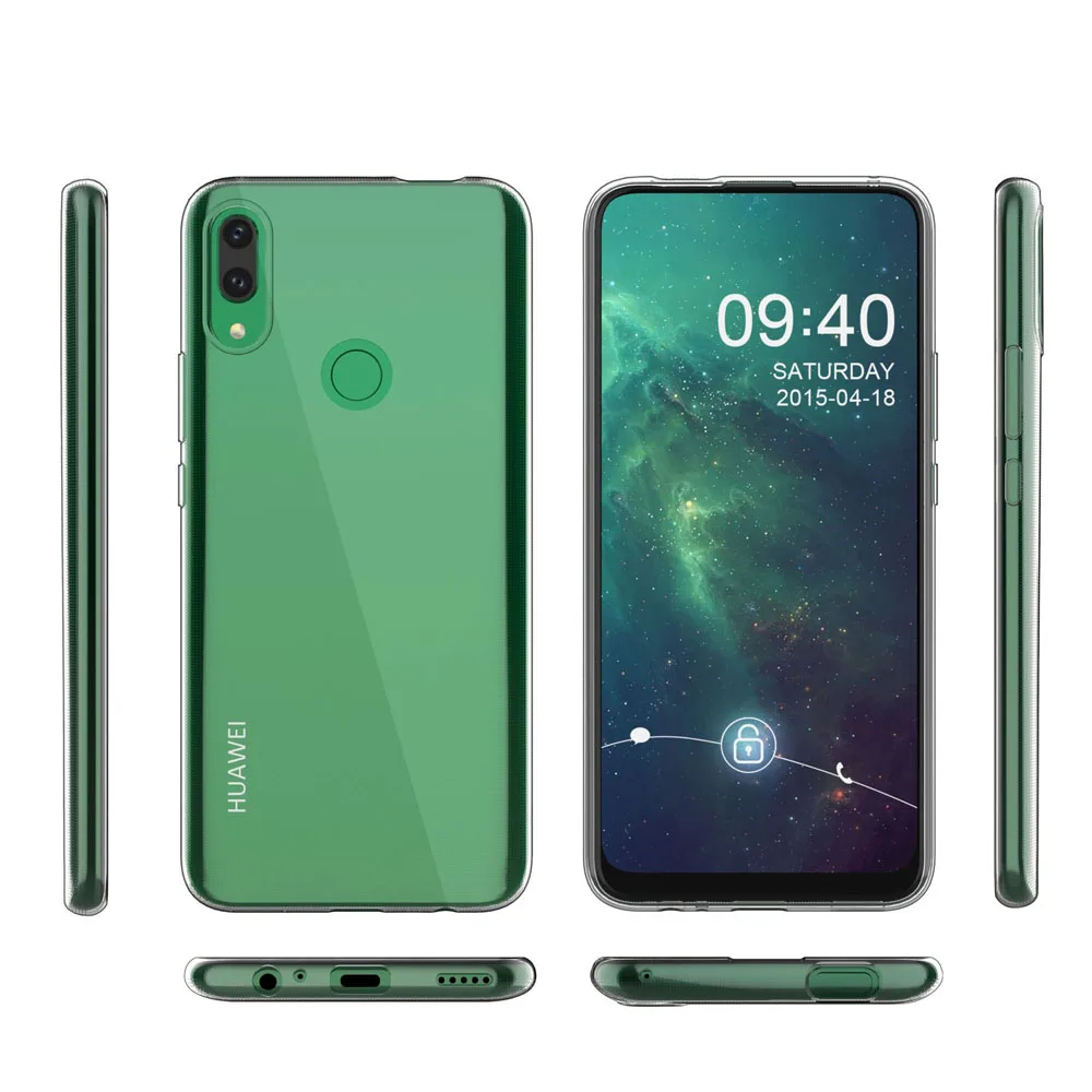 Crystal Clear Protective Silicone Phone Case - Transparent Soft Back Cover