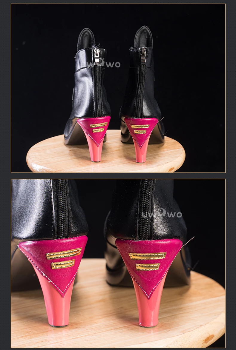 Carlotta Wuthering Waves Montelli Cosplay Schuhe Schwarz Größe 36-43 14 Carlotta Wuthering Waves Montelli Cosplay Schuhe Schwarz Größe 36-43 5