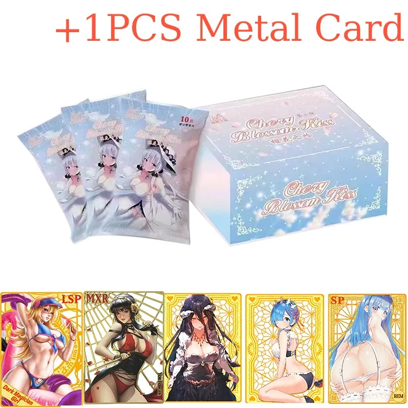 

Cherry Blossom Kiss Goddess Story Collection Cards Girl Swimsuit Bikini Game Playing Cards Table Toys For Family Birthday Gift