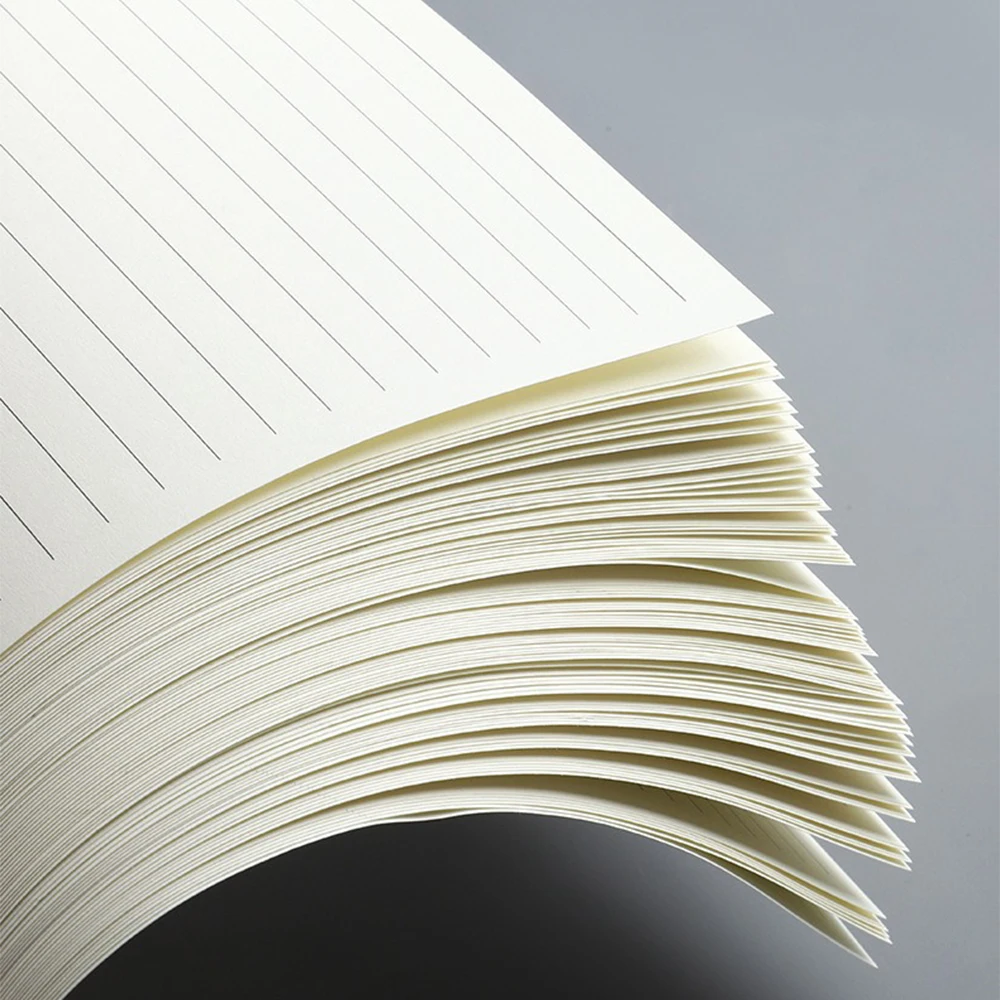 80 Sheets A5/A6/A7 6 Ring Notebooks Inner Pages Binders Loose-leaf Paper Folders Office School Stationery Accessories Blank Line 4