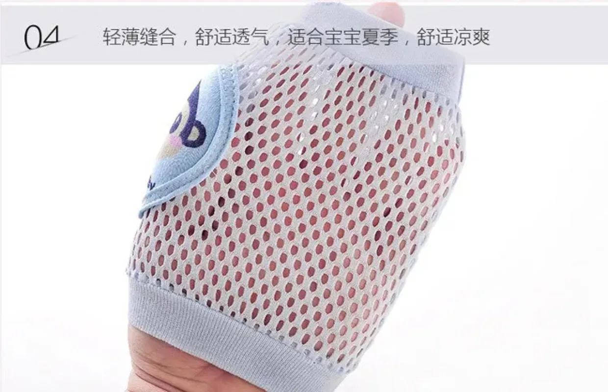 Children's Crawling Elbow Knee Pads Breathable Mesh Toddlers Baby Knee Pads Safety Infant Kneepad Baby Crawling Walking Exercise