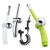 White Black Bidet Sprayer Head Kit Handheld Toilet Wash Bidet Faucet Sprayer Gun Anal Cleaning Butt Plugs Tap Hose Nozzle Set 1